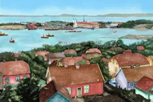 Frigate Collection: Norway. Horten. 19th century