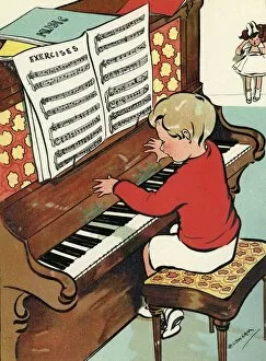 Music Posters: Piano playing