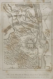 Austria Metal Print Collection: Plan of the Battle of Vienna, 12 September 1683