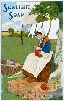 Chore Collection: Poster advertising Sunlight Soap