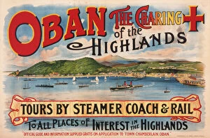 Rail Collection: Poster for Oban, Scotland