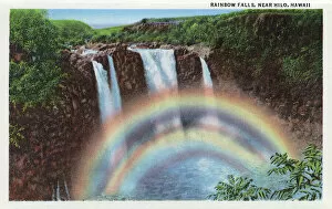 1935 Collection: Rainbow Falls, near Hilo, Hawaii, USA