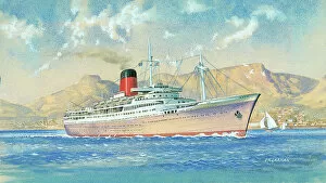 Fine Art Collection: RMS Pendennis castle Union-Castle line