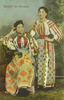 Folk Collection: Romanian Women - Traditional costume