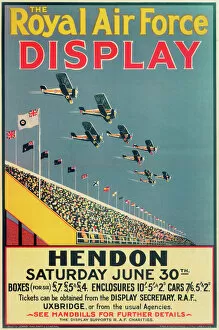 Royal Air Force Mouse Mat Collection: Royal Air Force Display Poster, Hendon