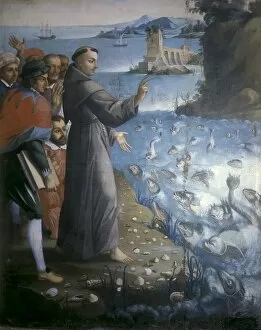 Related Images Mouse Mat Collection: Saint Anthony of Padua preaching to the fishes