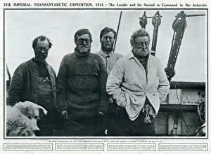 Antarctic Expedition Metal Print Collection: Sir Ernest Shackleton and others, Antarctic