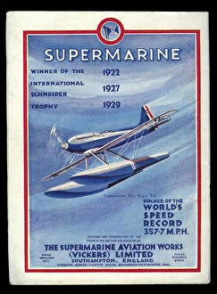Racing Collection: Supermarine aeroplane, Rolls-Royce S. 6