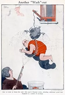 Cartoons Collection: Another Wash-out by W. Heath Robinson