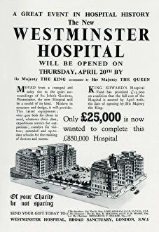 April Collection: Westminster Hospital opening April 1939