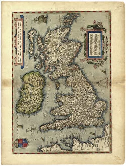 Ireland Mouse Mat Collection: 16th century map of the British Isles