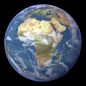 Spherical Collection: Africa, satellite image