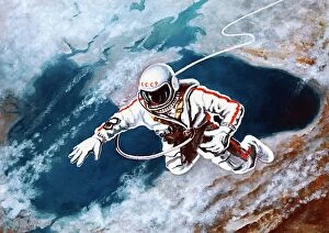 Paintings Fine Art Print Collection: Above the Black Sea by Leonov