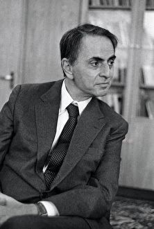 20th Century Collection: Carl Sagan, US astronomer