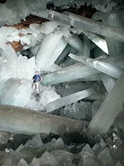 Related Images Collection: Cave of Crystals, Naica Mine, Mexico