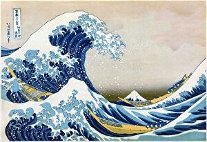 Oceanic Oceanic Metal Print Collection: The Great Wave off Kanagawa