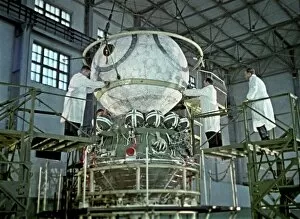 Space Travel Collection: Installation of Vostok spacecraft