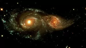 Space Prints: Interacting galaxies
