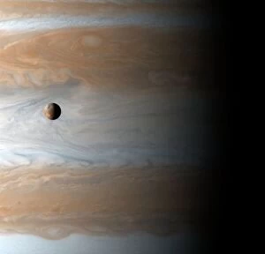 Space Fine Art Print Collection: Io and Jupiter, Cassini image