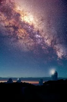 Us A Collection: Kitt Peak Observatory and Milky Way
