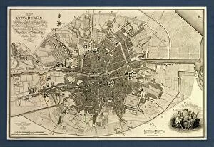 City Collection: Map of the City of Dublin, 1797