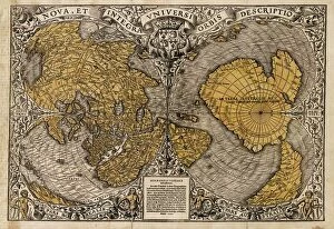 Maps Cushion Collection: Oronce Fines world map, 1531