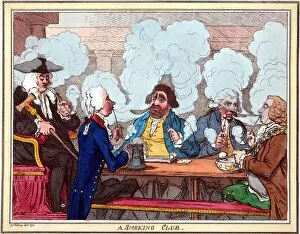 Related Images Photo Mug Collection: Smoking club, 18th century artwork