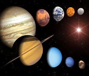 Space Fine Art Print Collection: Solar system