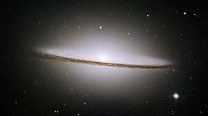 Hubble Space Telescope Collection: Sombrero galaxy (M104), HST image