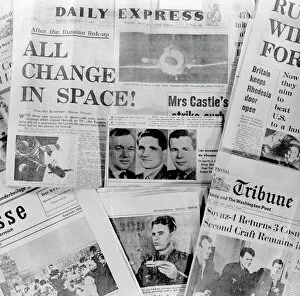 Alexis Collection: Soyuz docking mission, news reports, 1969