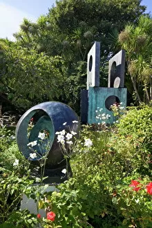 Sculptures Collection: Barbara Hepworth Museum and Sculpture Garden, St. Ives, Cornwall, England