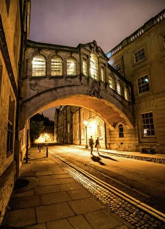 Footpath Collection: Bridge of Sighs, Oxford, Oxfordshire, England, United Kingdom, Europe