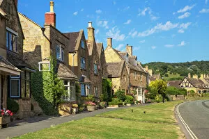 Cloudy Collection: Broadway village, The Cotswolds, Gloucestershire, England, United Kingdom, Europe
