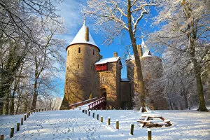 Castles Canvas Print Collection: Castell Coch, Tongwynlais, Cardiff, South Wales, Wales, United Kingdom, Europe