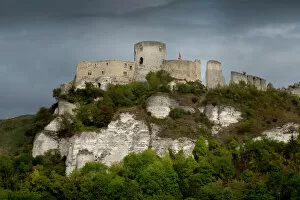 Castles Canvas Print Collection: Chateau Gaillard, Les Andelys, Eure, Normandy, France, Europe