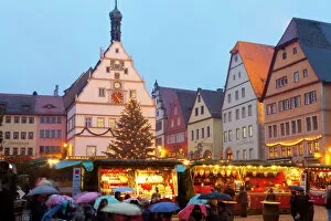 Shopping Collection: Christmas Market, Rothenburg ob der Tauber, Bavaria, Germany, Europe