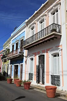 San Juan Metal Print Collection: Colonial Architecture, Old San Juan, San Juan, Puerto Rico, West Indies, Caribbean