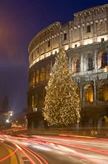 Colosseum Collection: Colosseum at Christmas time, Rome, Lazio, Italy, Europe
