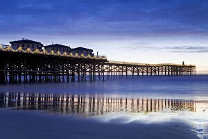 Architectural Feature Collection: Crystal Pier on Pacific Beach, San Diego, California, United States of America
