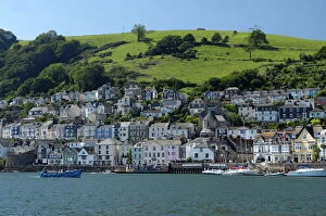 Hill Side Collection: Dartmouth harbour, South Devon, England, United Kingdom, Europe