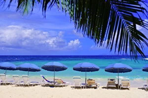 Parasol Collection: Dawn Beach, St. Martin (St. Maarten), Netherlands Antilles, West Indies