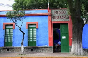 Related Images Photographic Print Collection: Frida Kahlo museum, Coyoacan, Mexico City, Mexico, North America