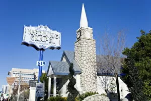 Signs Collection: Graceland Wedding Chapel, Las Vegas, Nevada, United States of America, North America