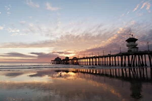 Us A Collection: Huntington Beach Pier, California, United States of America, North America