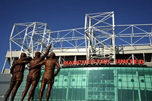 Grandstand Collection: Manchester United Football Club Stadium, Old Trafford, Manchester, England