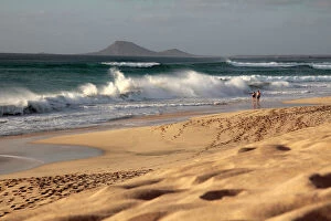 Wave Collection: Santa Maria, Island Sal, Cape Verde Islands, Atlantic Ocean, Africa