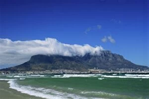 Related Images Jigsaw Puzzle Collection: Table Mountain viewed from Bloubergstrand
