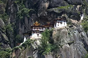 Formation Collection: Taktshang Goemba (Tigers Nest) Monastery, Paro, Bhutan, Asia