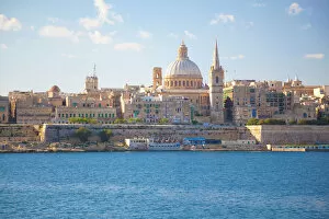 Cathedrals Canvas Print Collection: Valletta, Malta, Mediterranean, Europe