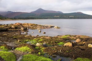V Iew Collection: View across Brodick Bay to Goatfell, Brodick, Isle of Arran, North Ayrshire